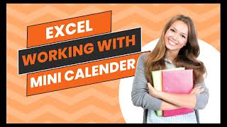 MINI CALENDAR IN EXCEL  How to enter date using calendar  Calendar Se Date Kaise Enter Karte Hai [upl. by Adnaugal]