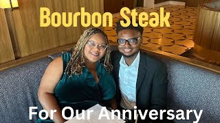 BOURBON STEAK NASHVILLE Our First Wedding Anniversary Dinner [upl. by Lacey708]