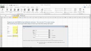 Calculating PV Present Value amp PMT Payment Time Value of Money Problems using Excel [upl. by Ellehcirt]