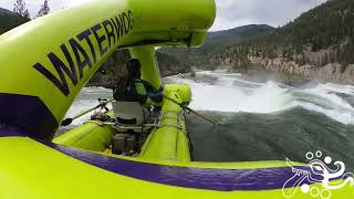 Rafting Kootenai Falls Montana  CREATURE CRAFT Rescue Boats [upl. by Lirba]