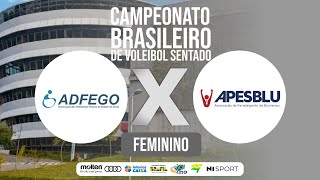 ADFEGO  GO X APESBLU  SC  CAMPEONATO BRASILEIRO DE VOLEIBOL SENTADO FEMININO 2024  3º LUGAR [upl. by Anneehs]