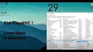 How To Fix ClipSVC Not Running on Windows [upl. by Kliment]