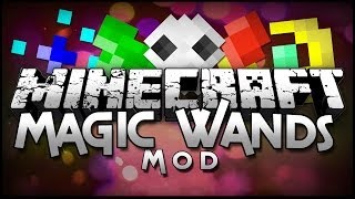 Minecraft Magic Wands Mod Control the Elements [upl. by Akiehs]