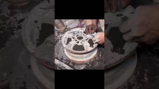 Amazing process of making 🚘 Alloy wheels 🔥 car modification alloywheels new [upl. by Fabriane]