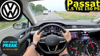 2023 Volkswagen Passat 15 TSI Variant 150 PS  Country Road POV Drive amp Fuel Consumption [upl. by Cacilie]