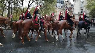 Fanfare de cavalerie de la garde républicaine 11 novembre 2019 [upl. by Errot]