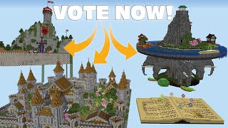 Best Skyblock Server  How to build on a Skyblock in Minecraft 117 Survival  VOTE NOW [upl. by Aerised]