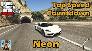 Fastest Sports Cars Neon amp Revolter  GTA 5 Best Fully Upgraded Cars Top Speed Countdown [upl. by Zumstein]