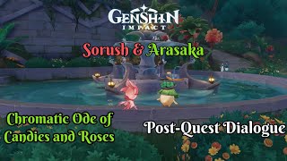 🍁Sorush amp Arasaka🌱Chromatic Ode of Candies amp Roses│Sabzeruz Festival 2024│PostQuest 📍Genshin Impact [upl. by Melvina312]