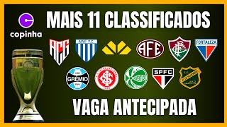 COPINHA  MAIS 11 CLASSIFICADOS PARA A 2ª FASE [upl. by Engamrahc]