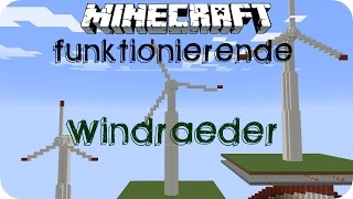 Funktionierende Windräder 18  Minecraft DE HD [upl. by Ebeneser]