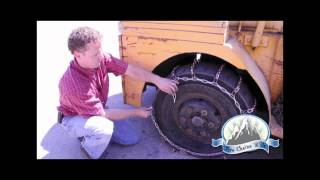 How To Install Forklift Tire Chains [upl. by Haleeuqa314]