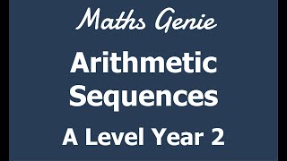 Arithmetic Sequences [upl. by Eeimaj]