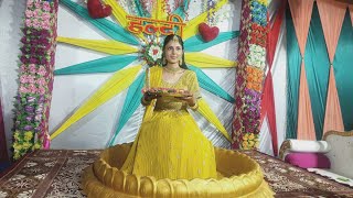 cousin sister ki haldi mandi culture marriage [upl. by Afatsum778]