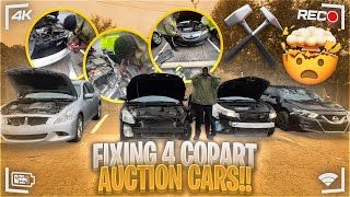 Fixing 4 Copart Auction Cars [upl. by Boucher]