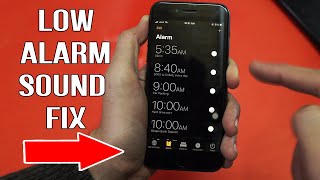 How to Increase the VolumeSound of Alarm on iPhone  Alarm Louder [upl. by Hersh164]