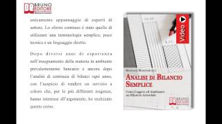 Analisi di Bilancio Semplice Videocorso Pratico [upl. by Ahcrop]