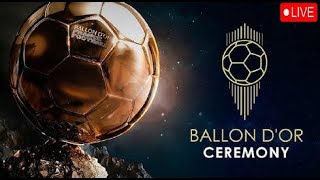 Live Ballon dOr award ceremony 2024 LIVE [upl. by Noitsirhc980]