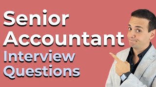 7 Senior Accountant Interview Frequently Asked Questions [upl. by Amandi]