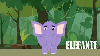 El sonido del elefante se llama barrito Animales para niños sonidos de animales [upl. by Aiuqes]