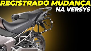 Novidade para a VERSYS FOI REGISTRADA [upl. by Elladine709]