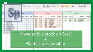 ✅ Cómo crear INVENTARIO y control de STOCK en Excel Entradas y salidas [upl. by Anaela]