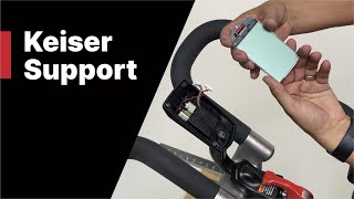 How to replace a Keiser M3M3i display computer screen [upl. by Bondy]