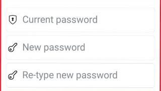 What is Current password amp New Password amp Retype new Password Kya hota hai in Facebook [upl. by Anawaj]