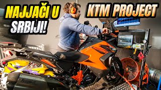 KTM PROJECT  Stage 2 Mapiranje 175 KS Testirano na valjcima [upl. by Nylaehs]