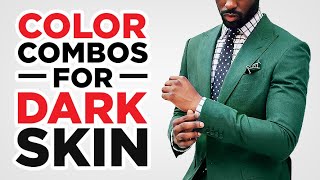 5 AMAZING Color Combinations For Dark Complexions  The StyleJumper Collab [upl. by Nguyen]