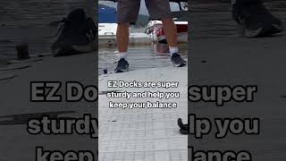 The EZ Dock Benefits dock jetski boating floatingdock lake docklife docking lakelife kayak [upl. by Krystin]