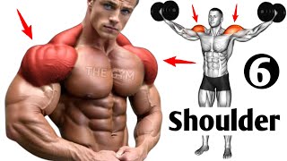 6 Effective Shoulder Exercises At The Gym  Shoulder Workout [upl. by Ait]