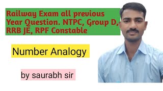 Number Analogy Previous year qoestion ll by saurabh sir ll ntpc ssc [upl. by Horn349]