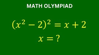 A Very Nice Math Olympiad Problem  Can You Solve for x  Algebra [upl. by Akinehc504]