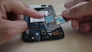 SIM Karten SLOT tauschen  Samsung Galaxy Note 2 [upl. by Nial]