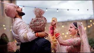 Din shagna da  Virushka wedding video  Best wishes to varushka💟 [upl. by Nnaasil586]