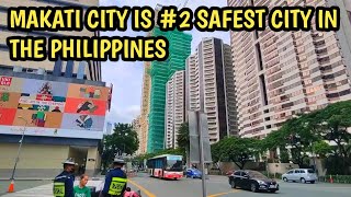 MAKATI CITY IS THE SECOND SAFEST CITY IN THE PHILIPPINES 2024 [upl. by Chinua]