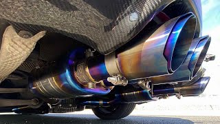 Valvetronic V2 E90 BMW M3 titanium exhaust review [upl. by Publius118]