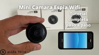 Mini cámara Espía WiFi 1080P HD  HDWiFiCam Pro  Análisis Configuración y Funciones [upl. by Reger]