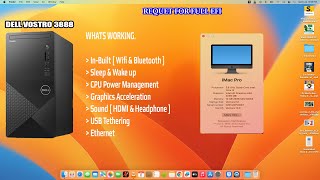 Dell Vostro 3888 Venture Hackintosh installation  Everything works 2024 Update [upl. by Amlet]