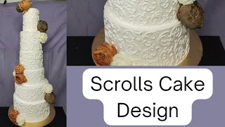 How To Make 6 Tiered Scrolls Wedding Cake Ideas [upl. by Rubie94]