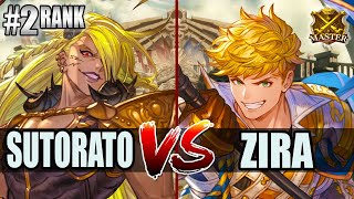 GBVSR 🔥 Sutorato Beelzebub vs Zira Vane 🔥 High Level Gameplay [upl. by Saimon]