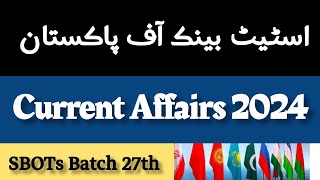 Current Affairs September2024 MCQs SBOTs Batch 27th Preparation CSS MPT 2025 sbots mptcss2025 [upl. by Nitnerb]