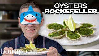 Recreating an Oysters Rockefeller Recipe From Taste  Reverse Engineering  Bon Appétit [upl. by Mehalick]