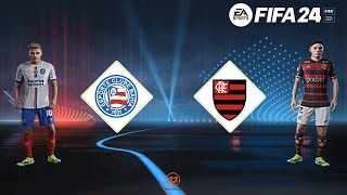 FIFA 24  Bahia vs Flamengo  Gameplay PS5 4K 60FPS Brasileirão 2024 [upl. by Hayouqes]