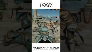 POV you main Tiandi For Honor forhonor funny shorts [upl. by Etteinotna]