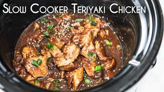 Slow Cooker Teriyaki Chicken  Perfect on Rice in Sliders amp More [upl. by Eyaj]