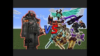 Emperors Blade vs LEnders Cataclysm  Minecraft mob battle [upl. by Oinota272]