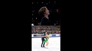 Witness MarieFrance Dubreuils passion as her skaters deliver a mesmerizing performance shorts [upl. by Suanne]