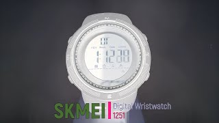 SKMEI 1251 Multifunction Sports Watch Video unboxingtutorial amp review [upl. by Ellimaj83]